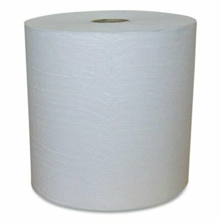 AMERICAN PAPER CONVERTING Recycled Hardwound Paper Towels, 1-Ply, 1.8 Core, 7.88 X 800 Ft, White, 6PK EW80166